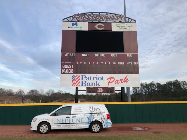 Baseball Scoreboard Cleaning in Collierville, TN