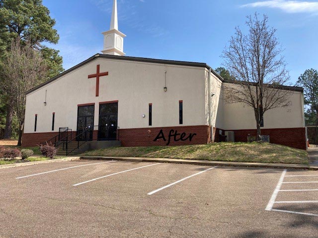 Organic Growth Removal From A Local Church in Collierville, TN